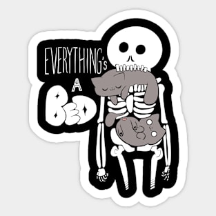 Everything's a Bed Sticker